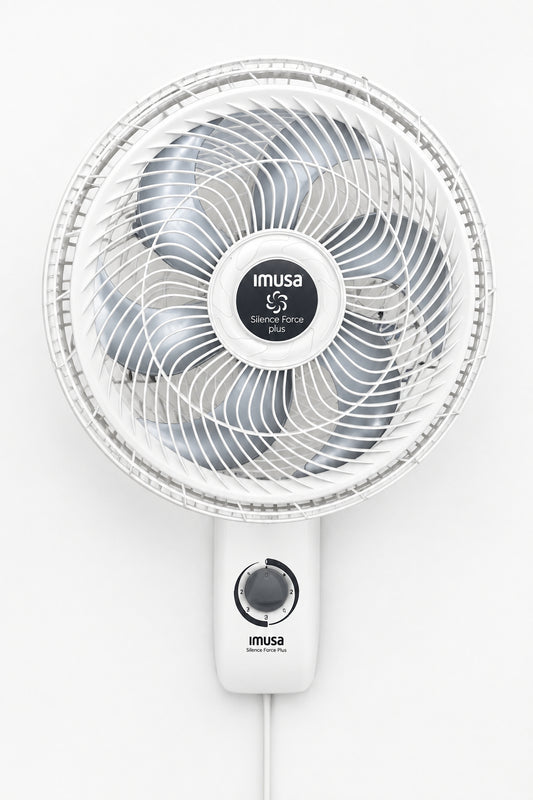 Ventilador de pared Imusa silence force plus 80w 18 pulgadas 6 aspas blanco